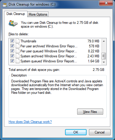 Disk Cleanup